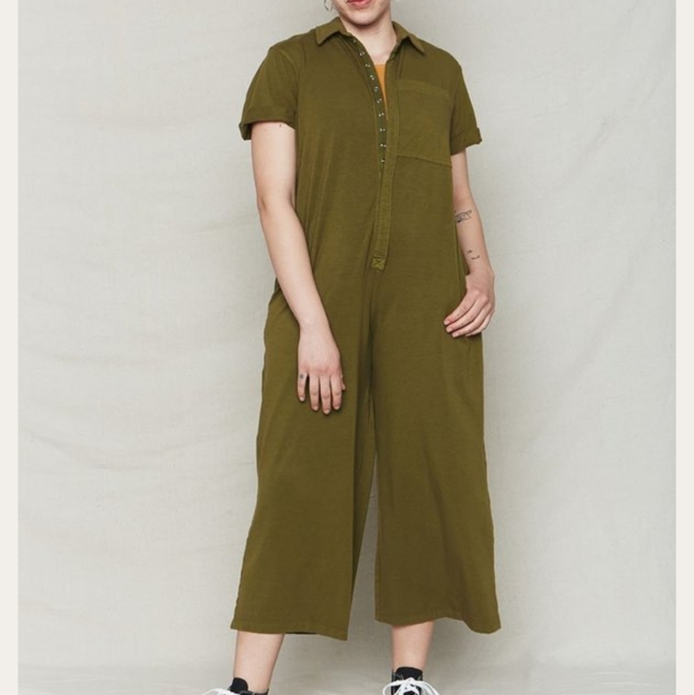 🆕 Back Beat Rags Organic Cotton Oversized Jumpsuit